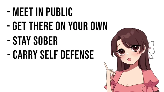 Essential safety tips for meeting someone from a dating app.