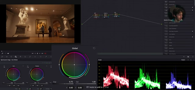 HDR tab with exposure slider at +0.75, showing exact stops of light