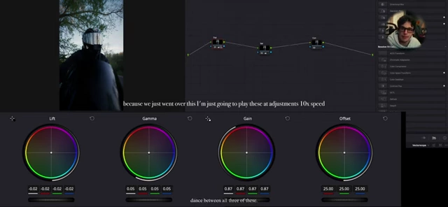 Lift, Gamma, and Gain wheels for fine-tuning after HDR adjustment