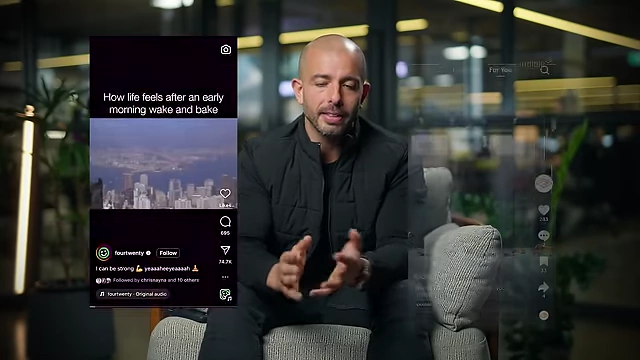 A smartphone screen displaying an Instagram Reel, illustrating organic content