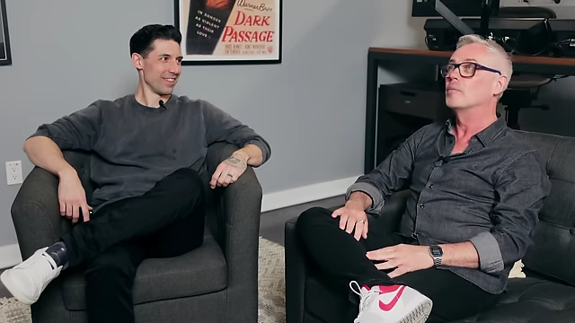 Darren Mostyn and Cullen Kelly discussing color grading workflows