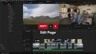 Image displaying DaVinci Resolve's Edit Page with various panels open, demonstrating the UI for editing.