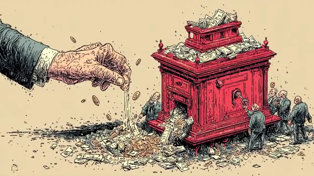 Family pooling resources into an economic fortress