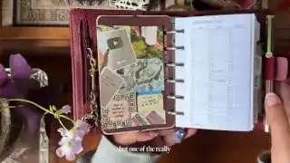 A physical vision board featuring various images and text, including a YouTube logo, suggesting goals related to creative pursuits and personal growth.