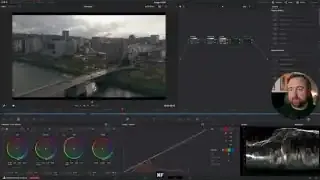 Before and After application of the creative look with node tree visible
