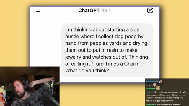 ChatGPT对“狗屎珠宝”商业想法的评价