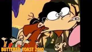 The animated character Double D from "Ed, Edd n Eddy" looking very angry while making an accusation.