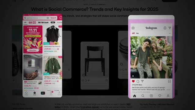 Social commerce platforms like TikTok and Instagram with native checkout functionality