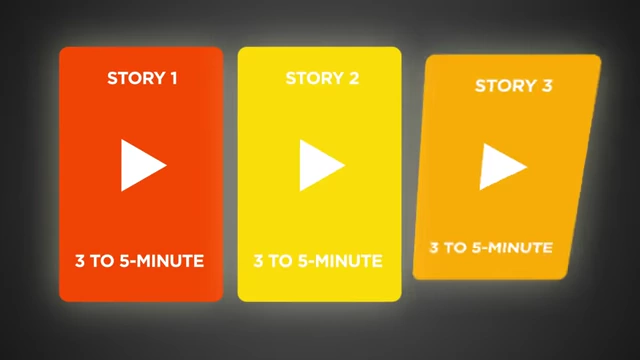 Visualizing a series of 3-5 minute story-driven content pieces