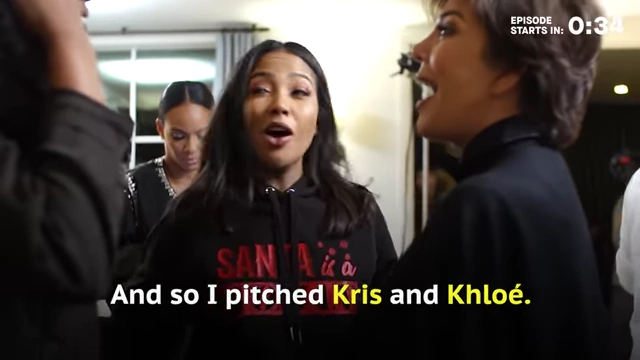 Emma Grede excitedly talking about her pitch to Kris and Khloé Kardashian