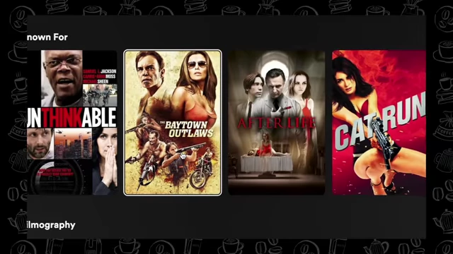 A collection of movie posters including 'Unthinkable', 'The Baytown Outlaws', 'Cat Run', and 'Dark Under the Stars'.