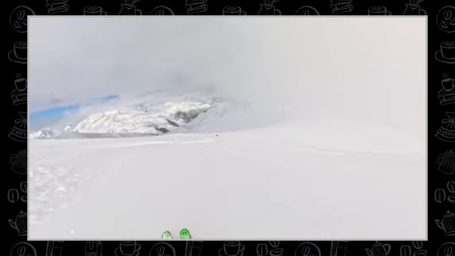 A person heli-skiing down a snowy mountain illustrates youthful activities best enjoyed while physically capable.