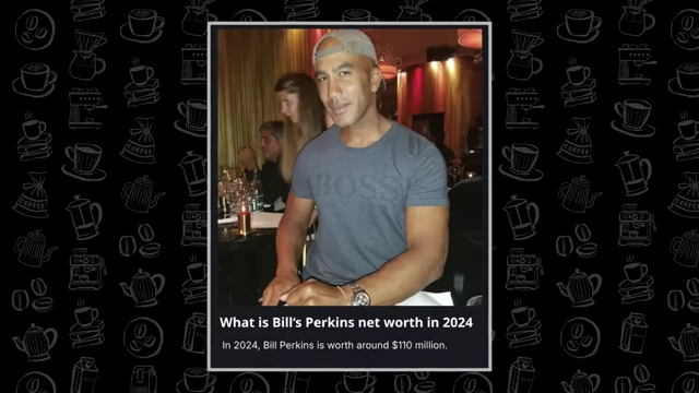 A Google search result states Bill Perkins' net worth in 2024 is around $110 million.