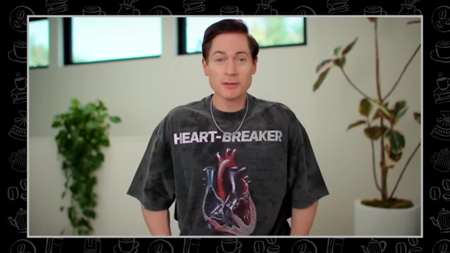 Bryan Johnson, known for his extreme longevity regimen, wearing a "Heart-Breaker" t-shirt.