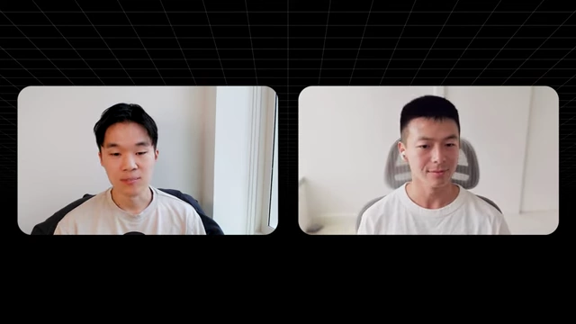 Podcast host Joseph Choi (left) and app developer Roger Chen (right)
