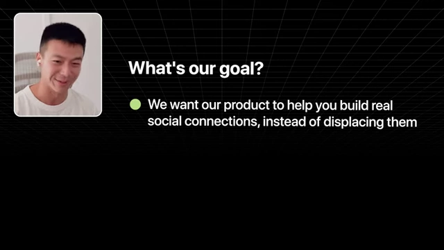 Roger Chen's goal for AI companions: augmenting social connections, not displacing them