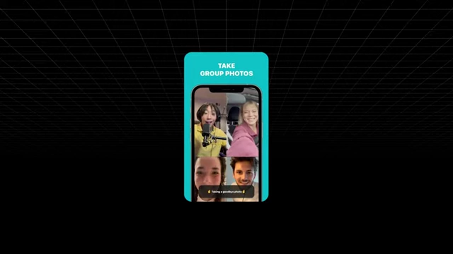 Lobby app's "Take Group Photos" feature in action during a video call