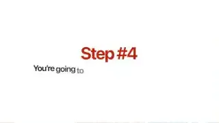 The text "Step #4 You're going to map out all of your references." on a red background.