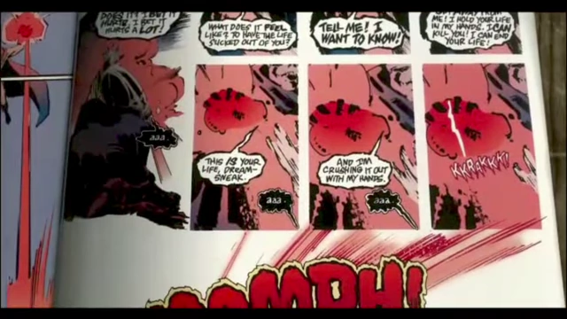 A sequence of panels from "The Sandman #7" depicting the shattering of the ruby