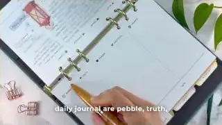 Journal with prompts for daily reflection