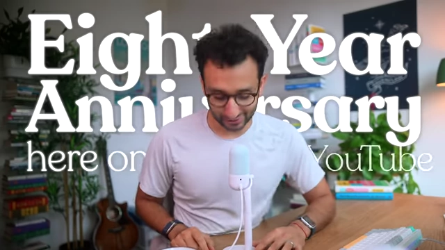 Ali Abdaal celebrates 8 years on YouTube