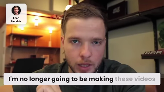 A fellow YouTuber explaining their decision to stop making videos due to a lack of fun.
