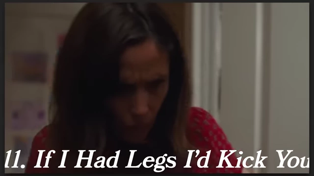 A woman looking distressed with her hands covering her mouth in "If I Had Legs I'd Kick You."