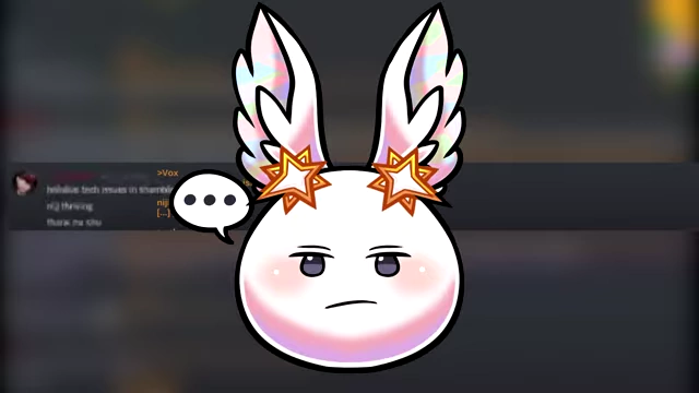 Screenshot of a Discord message from Vox Akuma stating "Hololive tech issues in shambles. Niji thriving."