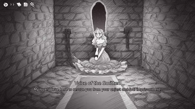 The Smitten Princess, depicting idealized love and devotion