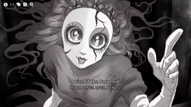 The Masked Princess, representing the paranoia and distrust of reality