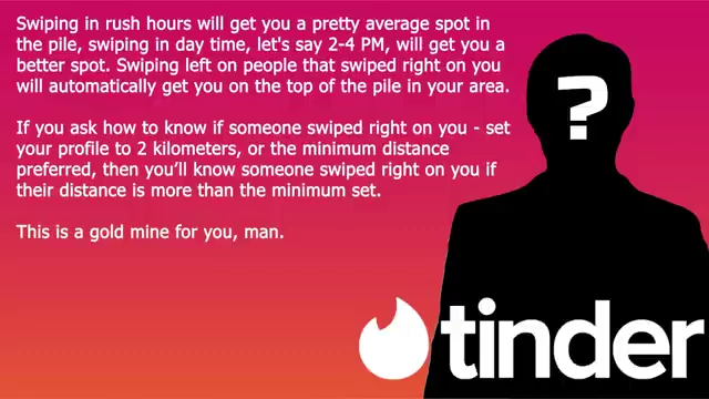 Tips for getting prioritized matches, including swiping left on those who swiped right on you.
