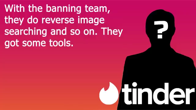 The banning team combats fake profiles using tools like reverse image searching.