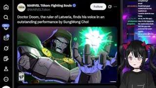 Marvel Tokon tweet announcing ProZD as the voice of Doctor Doom