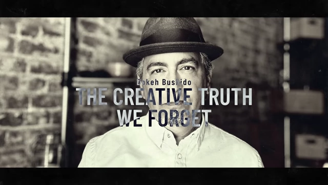 The Creative Truth We Forget