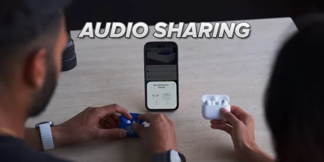 iPhone上的AirPods音频共享功能