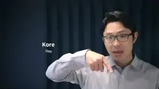 Point to the item you want and say "Kore" (this).