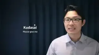 Kudasai means "Please give me."
