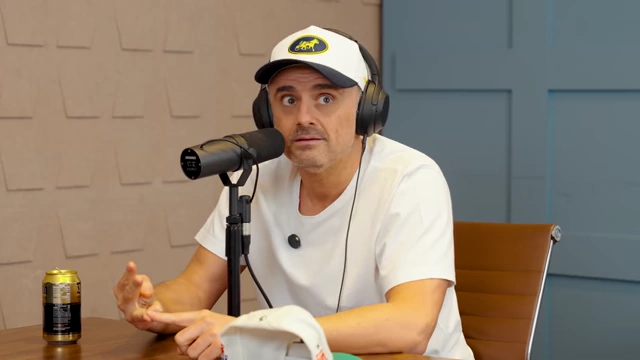 Gary Vaynerchuk, with a concerned expression, warns against the temptations of fast money and its potential negative consequences.