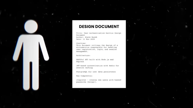 An example of a detailed, perfected design document, often taking weeks to complete.