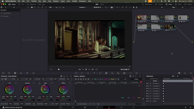 Comparison of original and final graded image