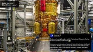 Blue Moon Mk-1 lunar lander undergoing testing