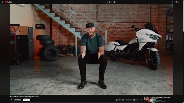 Caleb Ralston filming a motorcycle in his video