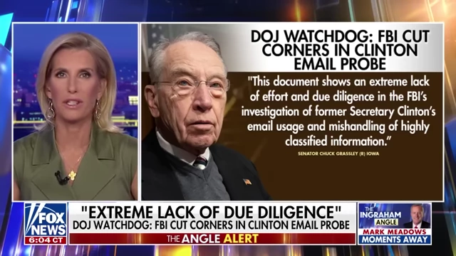 DOJ Watchdog report highlights "extreme lack of effort and due diligence" by the FBI in the Clinton email probe.