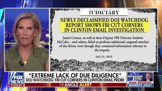 Senate Judiciary Committee report stating Comey, McCabe, and Strzok cut corners in the Clinton email investigation.