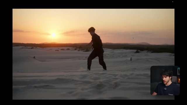 Sunset footage with HSV saturation applied to make the colors pop