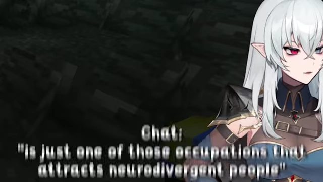 Chat suggesting neurodivergent people are attracted to creative occupations.