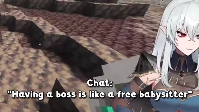 Chat comment: 'Having a boss is like a free babysitter'.