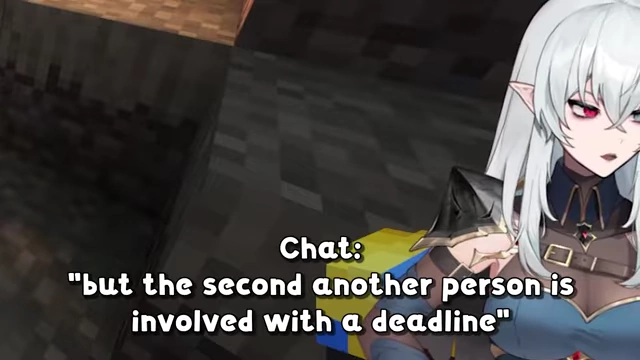 Chat comment on getting organized for external deadlines.