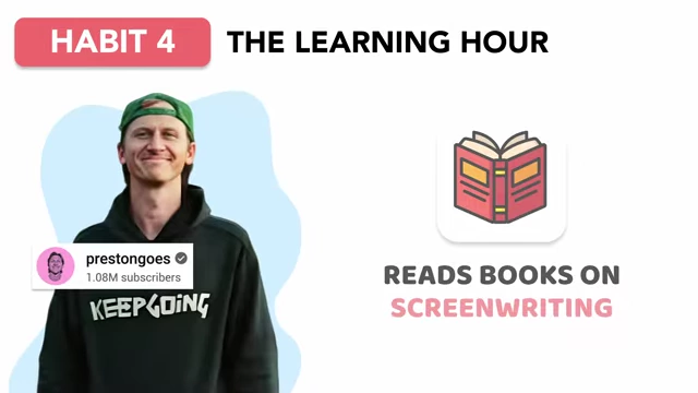 Prestongo goes reads books on screenwriting for learning