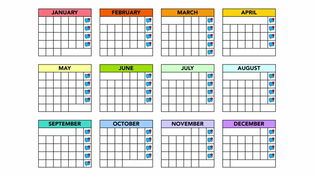 Calendar illustration showing consistent weekly direct messages